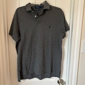Ralph Lauren Men's Charcoal Polo Shirt